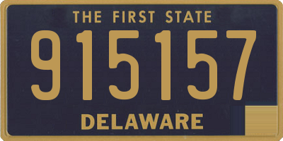 DE license plate 915157