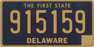 DE license plate 915159