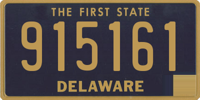 DE license plate 915161