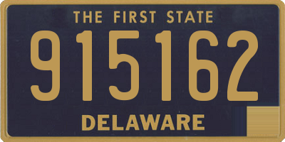 DE license plate 915162