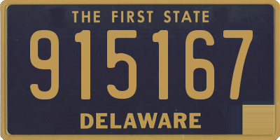 DE license plate 915167