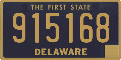 DE license plate 915168