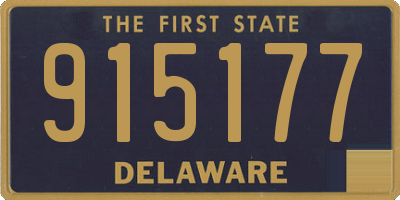 DE license plate 915177