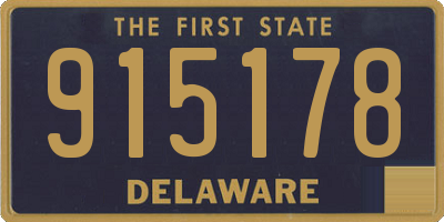 DE license plate 915178