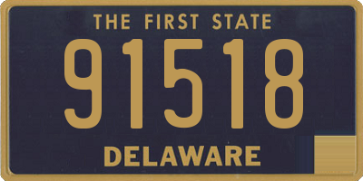 DE license plate 91518