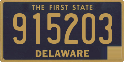 DE license plate 915203