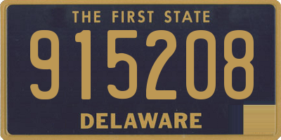 DE license plate 915208