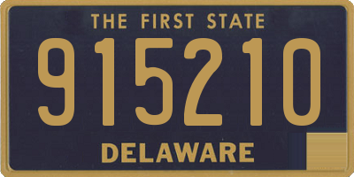 DE license plate 915210