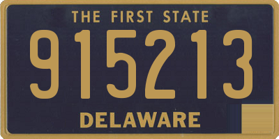 DE license plate 915213