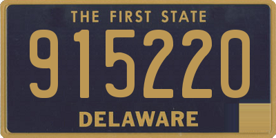 DE license plate 915220