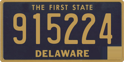 DE license plate 915224