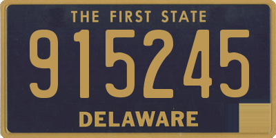 DE license plate 915245