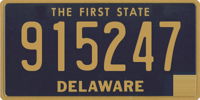DE license plate 915247
