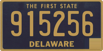 DE license plate 915256