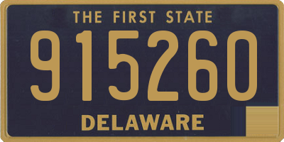 DE license plate 915260