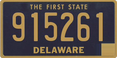 DE license plate 915261