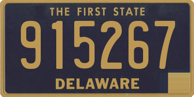DE license plate 915267
