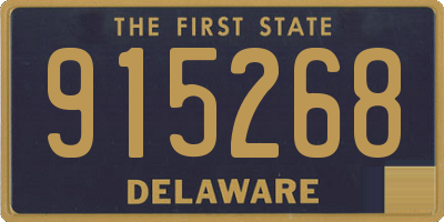 DE license plate 915268