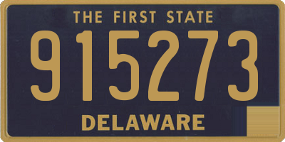 DE license plate 915273