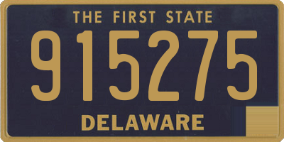 DE license plate 915275