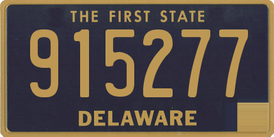 DE license plate 915277