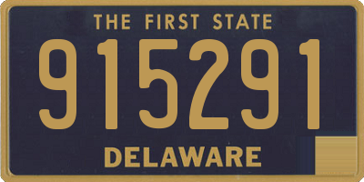 DE license plate 915291
