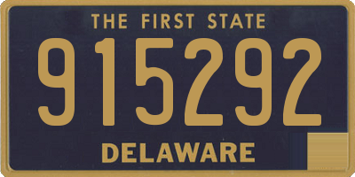DE license plate 915292