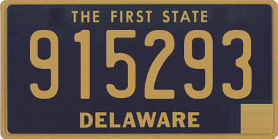 DE license plate 915293