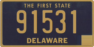 DE license plate 91531