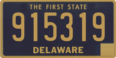 DE license plate 915319