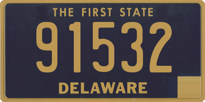 DE license plate 91532
