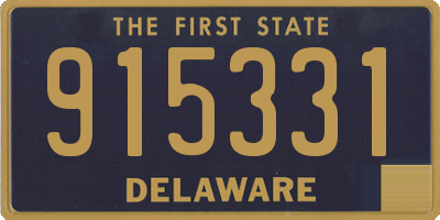 DE license plate 915331
