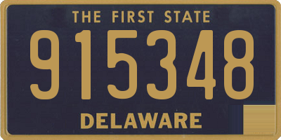 DE license plate 915348