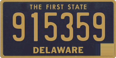 DE license plate 915359