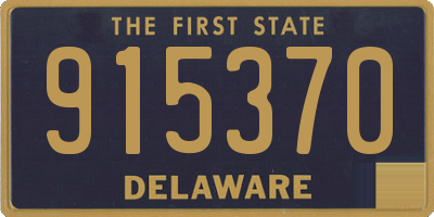 DE license plate 915370