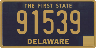 DE license plate 91539