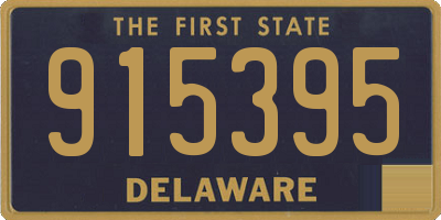DE license plate 915395