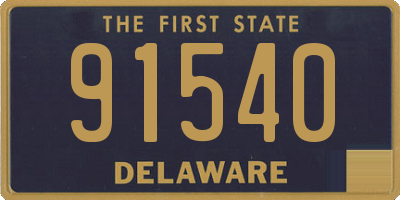 DE license plate 91540