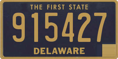 DE license plate 915427