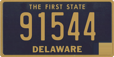 DE license plate 91544