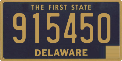 DE license plate 915450