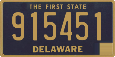 DE license plate 915451