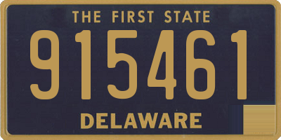 DE license plate 915461