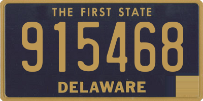 DE license plate 915468