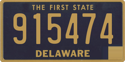 DE license plate 915474