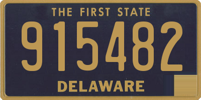 DE license plate 915482
