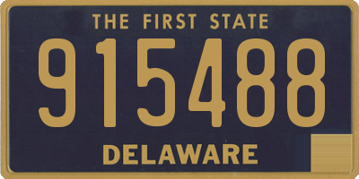 DE license plate 915488