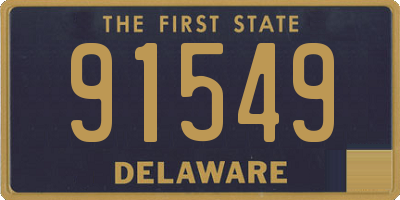 DE license plate 91549