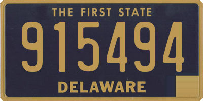 DE license plate 915494