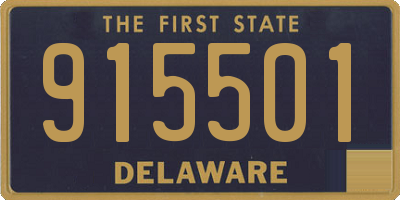 DE license plate 915501